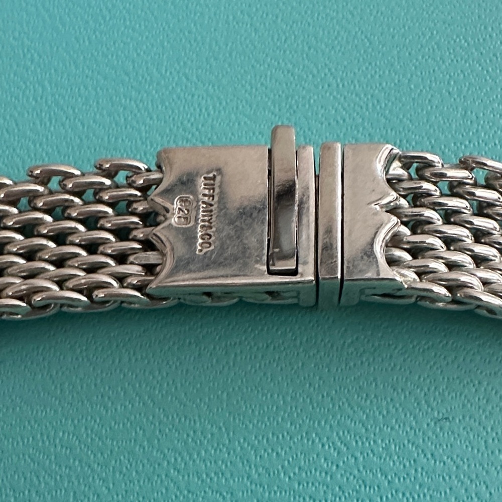 Tiffany & Co. Somerset Silver Necklace and Bracelet - Picture 2 of 3